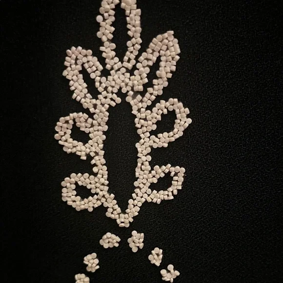 Cynthia Rowley Elegant Black Dress with White Embroidery - Picture 5 of 12